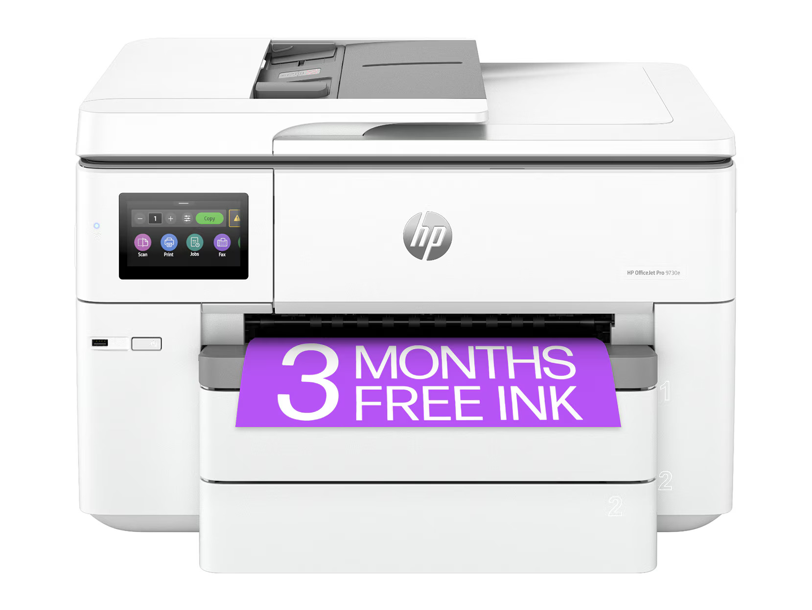 HP OfficeJet Pro 9730e Wide Format All-in-One Printer view 4